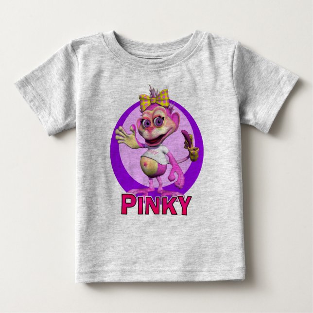 GiggleBellies kleiner Finger der Affe Baby T-shirt (Vorderseite)