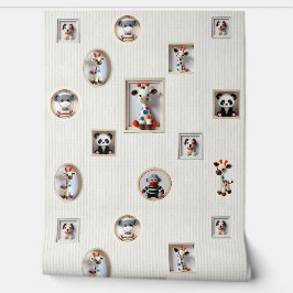 Giggly Giraffe Garden Tapete