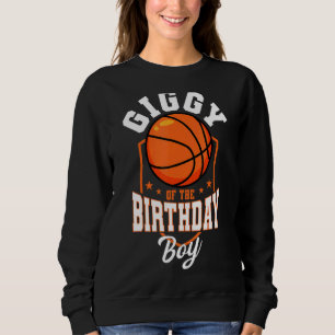 Giggy des Geburtstags Boy Basketball Thema Bday Pa Sweatshirt