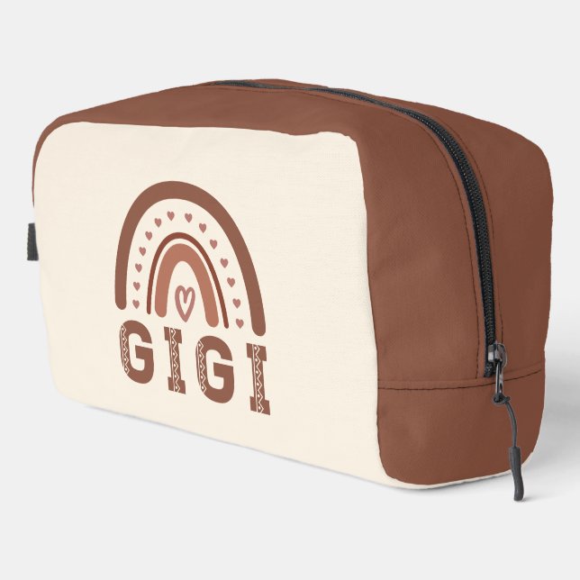 Gigi Boho Rainbow Niedlich Grandma Gift Waschbeutel (Rechte Ecke)