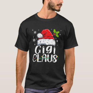 Gigi Claus Christmas Pajama Familie Matching Xmas T-Shirt