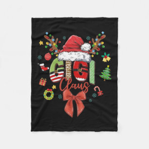 Gigi Claus Coquette Weihnachtsmatte Familie Weihna Fleecedecke