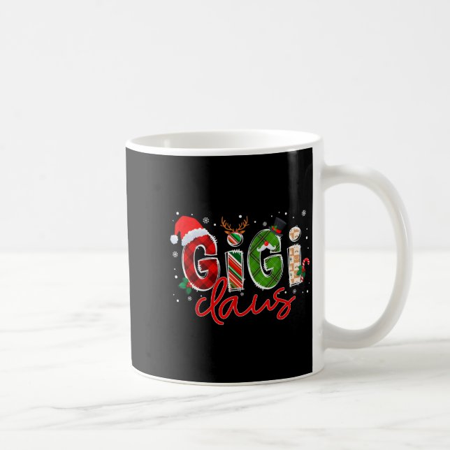 Gigi Claus Santa Claus Family Matching Christmas P Kaffeetasse (Rechts)