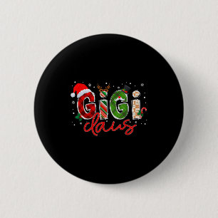Gigi Claus Weihnachtsmann Familie passende Weihnac Button