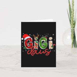 Gigi Claus Weihnachtsmann Familie passende Weihnac Karte