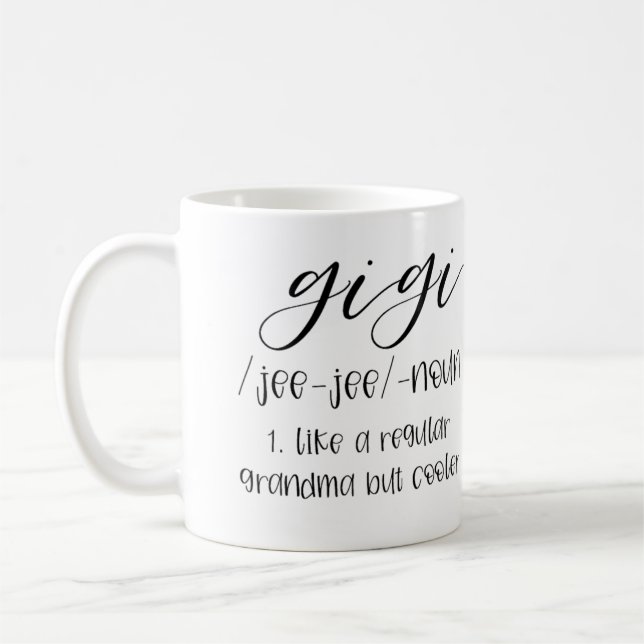 Gigi Coffee Tasse Oma Coffee Tasse Muttertag (Links)