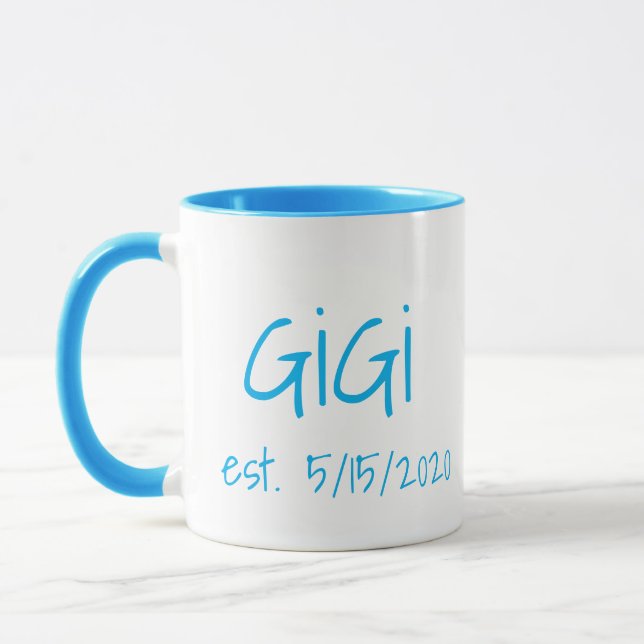 Gigi-Datum Tasse (Links)