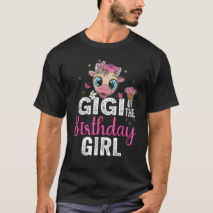 Gigi der Geburtstagskuh 1 St Gigi Geburtstag T-Shirt