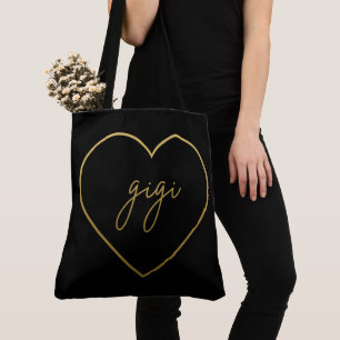 Gigi Elegante Golden Gradient Herzstück Tasche