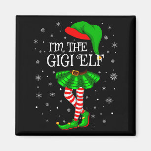 Gigi Elf Weihnachten passende Familie Frauen Mädch Magnet