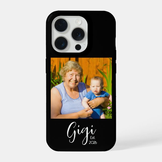 Gigi Established Foto-Geschenk  iPhone 15 Pro Hülle (Rückseite)