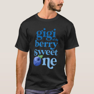 Gigi First Birthday Berry Sweet One Blueberry 1St T-Shirt