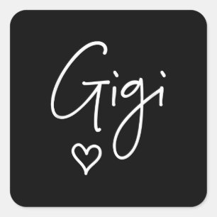 Gigi Frauen Weihnachtsgeschenke Oma Quadratischer Aufkleber
