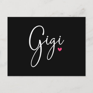 Gigi Geschenk Frauen Großartige Weihnachtsgeschenk Einladungspostkarte