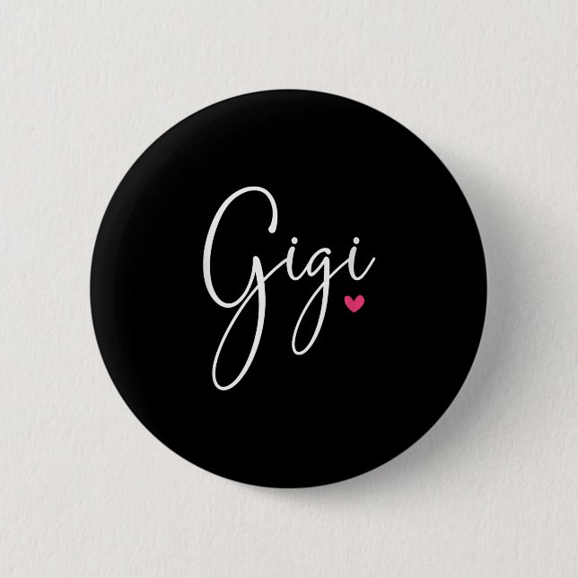 Gigi Geschenk Frauen Großmutter Weihnachtsgeschenk Button (Vorderseite)