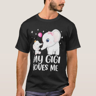 Gigi Lieben ich Niedlich ElefantenT-Shirt für Kind T-Shirt