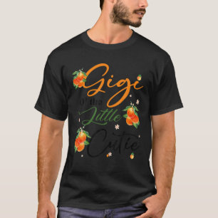 Gigi Little Süsse Baby Shower Orange 1. Geburtstag T-Shirt
