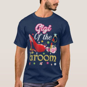 Gigi of the Groom Happy Wedding Blume Pink Shoe T-Shirt