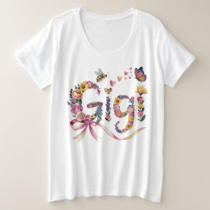Gigi Oma T-Shirt – Florale Namens-T-Shirt mit Schl