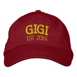 Gigi Personalisiertes Oma-Geschenk Benutzerdefinie Bestickte Baseballkappe