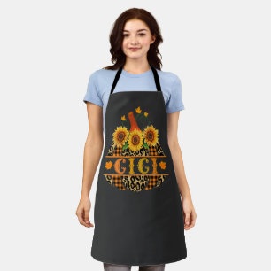 GiGi Pumpkin Leopard Print Sunflower Buffalo Karie Schürze