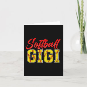 Gigi Retro Groovy Loud Proud Sport Game Catcher Karte