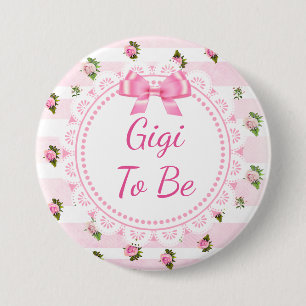Gigi to Be Baby Duschknopf Rosen Rosen Button