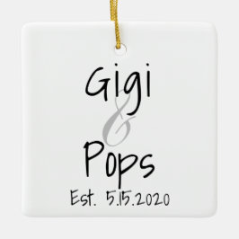 Gigi und Pops Erstklassiges Ornament