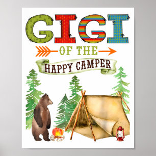 Gigi vom Happy Camper erster Geburtstag Camng Poster