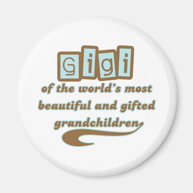 GiGi von begabten Großkindern Magnet (Vorne)