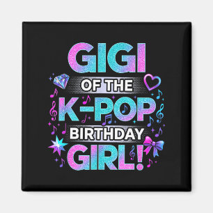 Gigi von den K-Pop-Birthday-Girls Koreanische Musi Magnet