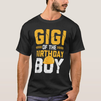 Gigi von der Geburt Boy Construction Matching Fam T-Shirt