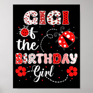 Gigi von The Birthday Girl - Familie Marienkäfer Poster