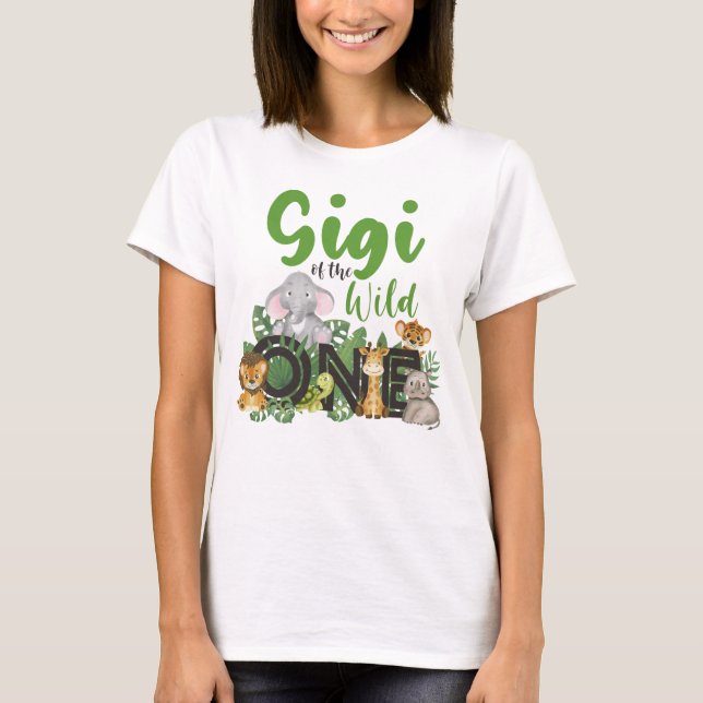 Gigi von Wild-One-Safari-Tieren T-Shirt (Vorderseite)
