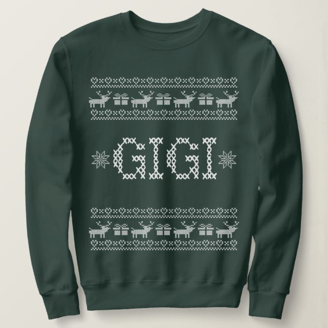 GIGI-Weihnachtsgeschenk Sweatshirt (Design vorne)