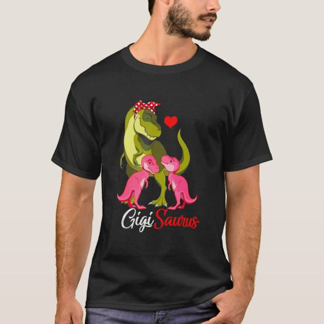 Gigisaurus Rex Gigi Saurus Dinosaur T-Shirt (Vorderseite)