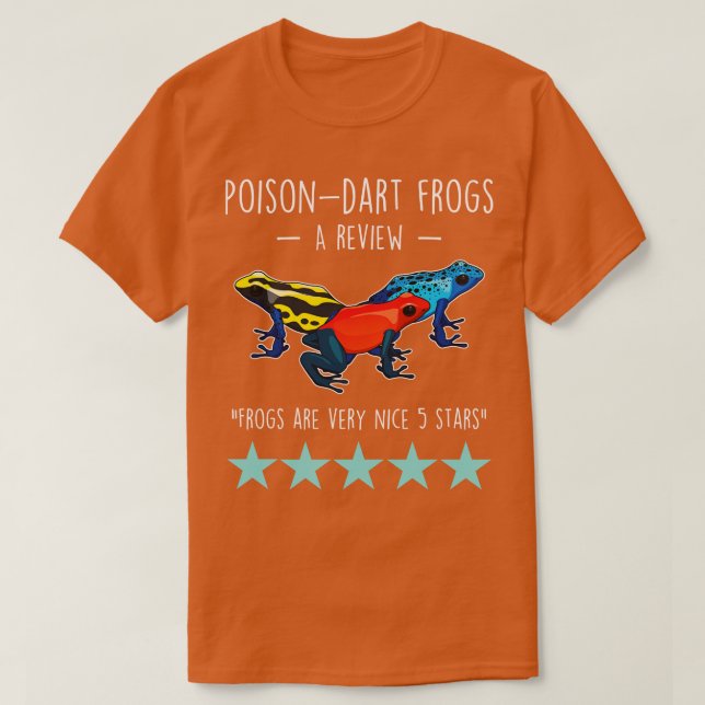 Giison Dart Frog Review T-Shirt (Design vorne)