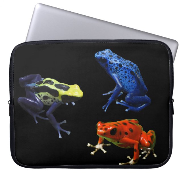 Giison Dart Frogs Laptopschutzhülle (Vorderseite)