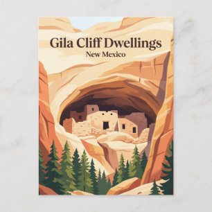 Gila Cliff Dwellings National Monument USA Postkarte