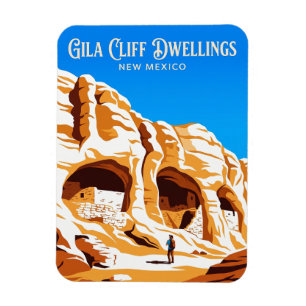 Gila-Cliff-Dwellings-Nationalmonument USA Magnet