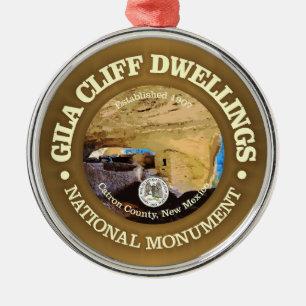 Gila Cliff Dwellings (NM) Ornament Aus Metall