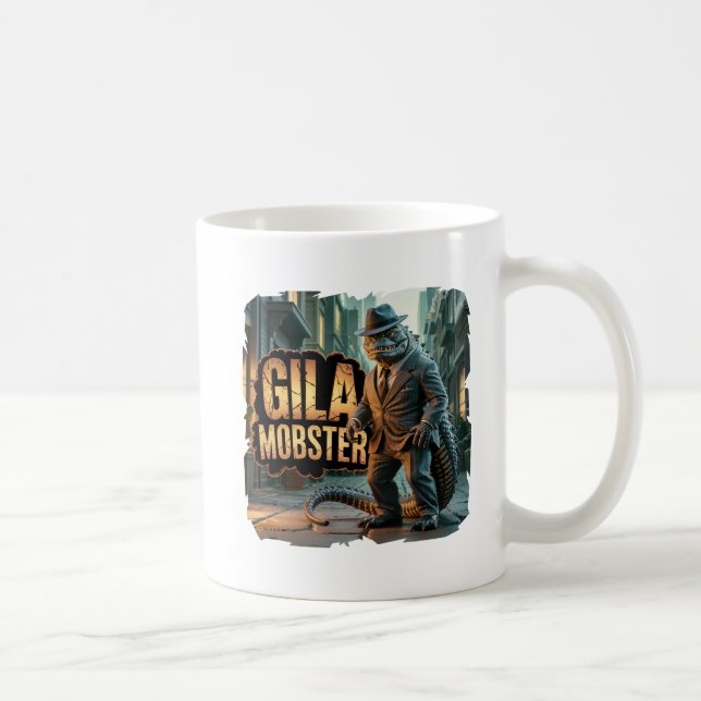 Gila Mobster Fotografy Combo Creature Funny Kaffeetasse (Rechts)