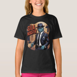 Gila Mobster Illustration Combo Creature Funny T-Shirt