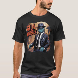 Gila Mobster Illustration Combo Creature Funny T-Shirt