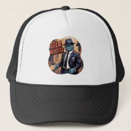 Gila Mobster Illustration Combo Creature Funny Truckerkappe