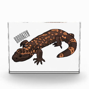 Gila Monster Cartoon Illustration Fotoblock