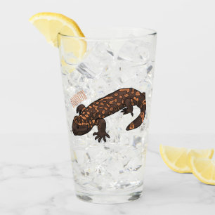Gila Monster Cartoon Illustration Glas