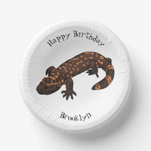 Gila Monster Cartoon Illustration Pappteller