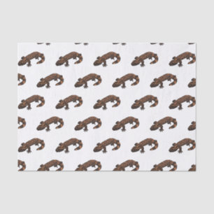 Gila Monster Cartoon Illustration Seidenpapier