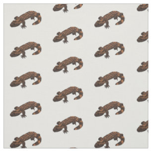 Gila Monster Cartoon Illustration Stoff